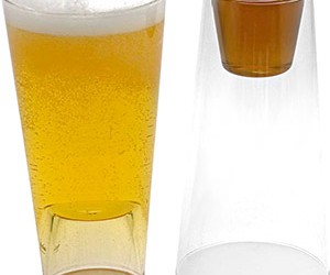 Shot in the Pint Drinking Glass