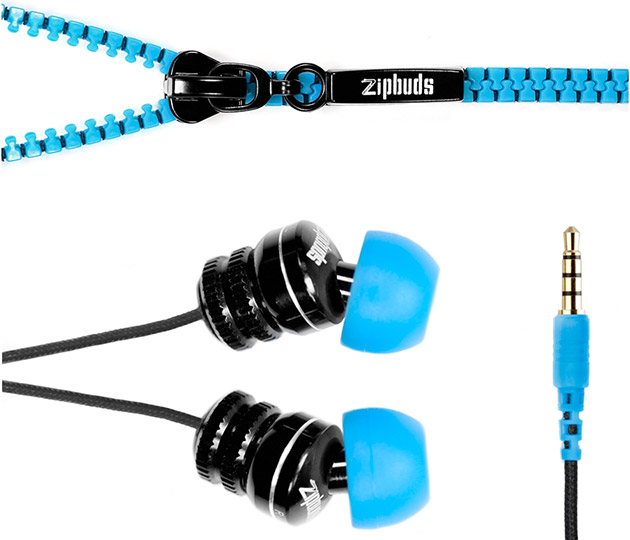 Zipbuds Tangle-Resistant Earbuds