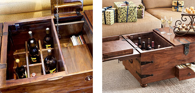 Wine Bar Treasure Trunk