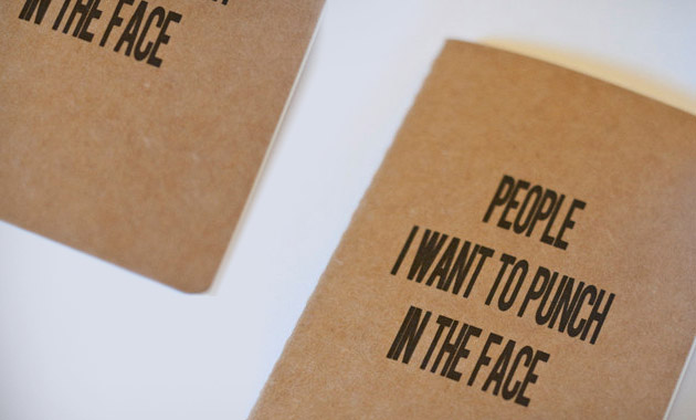 People I Want To Punch In the Face Moleskine