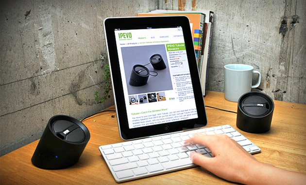 IPEVO Tubular Wireless Speakers