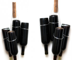 Steel Wire Hanging Wine Bottle Rack
