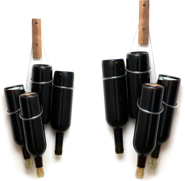Steel Wire Hanging Wine Bottle Rack
