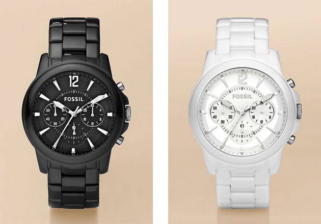 Fossil Grant Ceramic Watch