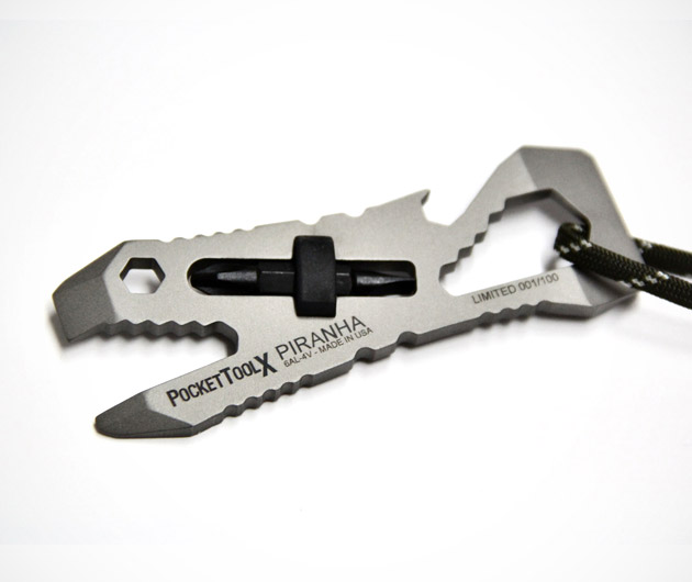 PocketToolX Piranha Titanium
