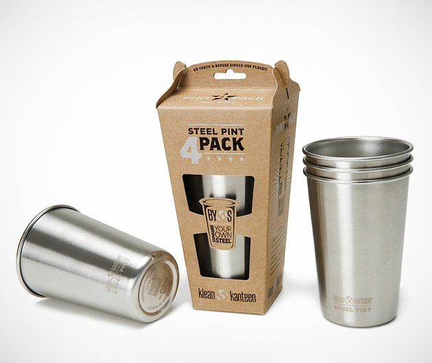 Klean Kanteen Stainless Steel Pint Cups