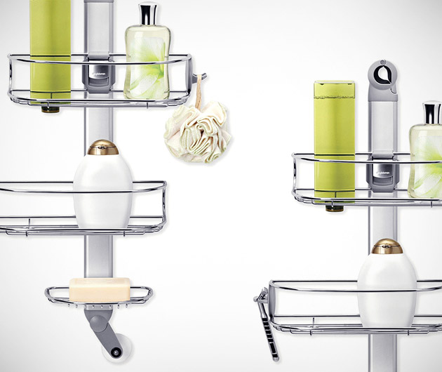 SimpleHuman Adjustable Shower Caddy