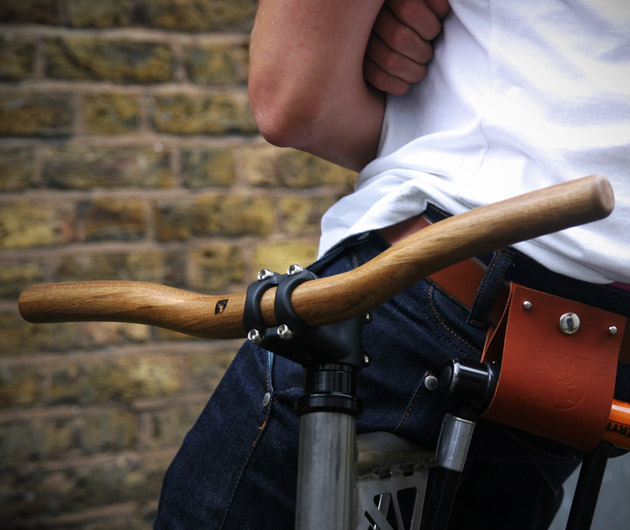 Thick Oak Wood Handlebars