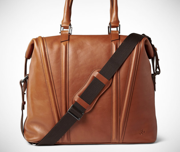 Charleroi Leather Holdall Weekend Bag