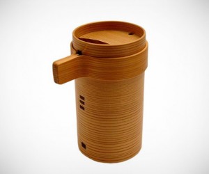 Wappa Cedar Sake Bottle