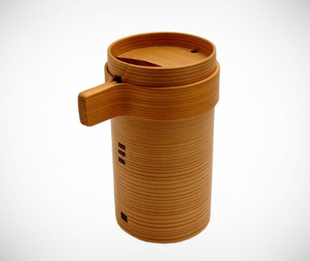 Wappa Cedar Sake Bottle