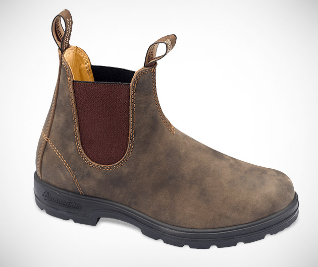 blundstone pebbled brown
